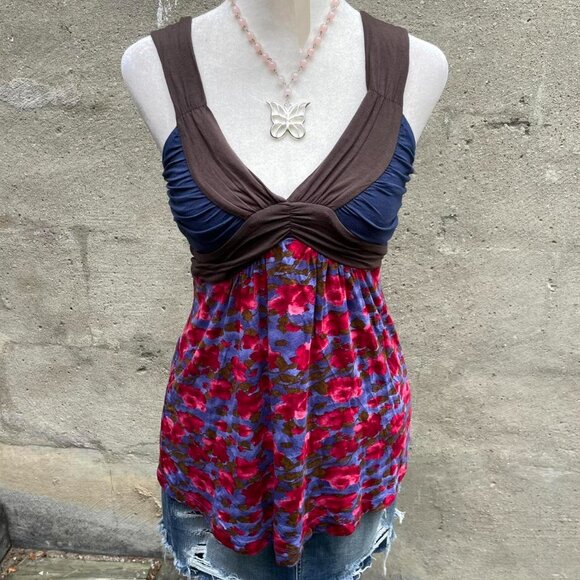 Cinnamon Girl Floral Babydoll Top - Picture 2 of 7